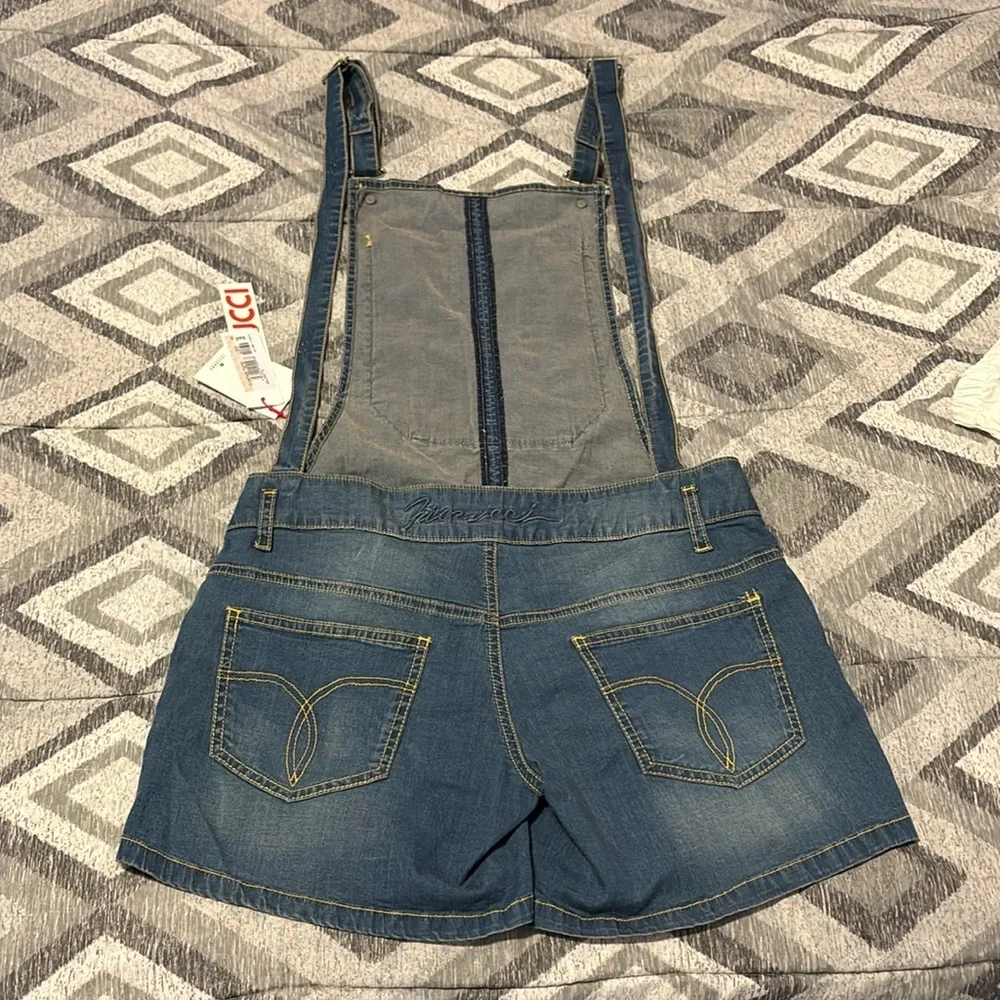 Fiorucci Denim Overalls Shorts